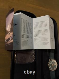 Farer Lander IV (Fourth Gen.) GMT Watch 39.5mm with Sea Green Dial and Strap