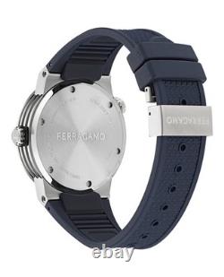 Ferragamo F-80 GMT Worldtime Men's Watch, Swiss Made Luxury Designer Watch for