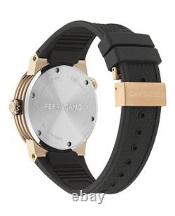 Ferragamo F-80 GMT Worldtime Men's Watch, Swiss Made Luxury Designer Watch for
