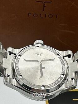 Foliot Stratonaut Gmt Rare Blue Dial! Full Set