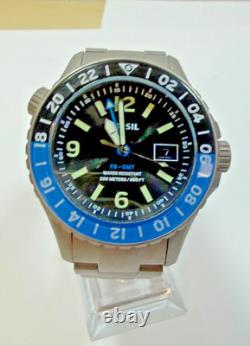 Fossil Curator Series GMT Titanium Diver 20 ATM Limited Edition 268/954