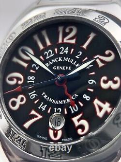 Franck Muller Automatic 40mm Black 2000WW GMT Date Transamerica Worldwide Men's