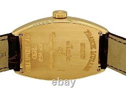 Franck Muller Chronometro Curvex 5850 18K Yellow Gold Automatic 32X45mm Watch
