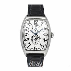 Franck Muller Master Banker Auto Steel Mens Strap Watch GMT 6850MBAC