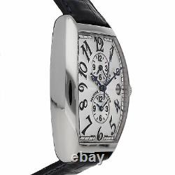 Franck Muller Master Banker Auto Steel Mens Strap Watch GMT 6850MBAC