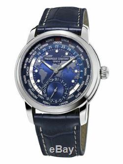 Frederique Constant Worldtimer Automatic, FC-718NWM4H6, MSRP $4,195