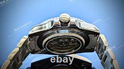 Full Automatic Diver GMT NH34 Mod Watch Root Beer Meteorite Sapphire Excellent
