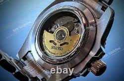 Full Automatic Diver GMT NH34 Mod Watch Root Beer Meteorite Sapphire Excellent