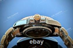 Full Automatic Diver GMT NH34 Mod Watch Root Beer Meteorite Sapphire Excellent