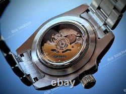 Full Automatic Diver GMT NH34 Mod Watch Root Beer Meteorite Sapphire Excellent