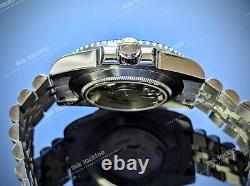 Full Automatic Diver GMT Seiko NH34 Mod Watch MeteoritePepsi Sapphire Excellent