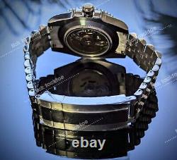 Full Automatic Diver GMT Seiko NH34 Mod Watch MeteoritePepsi Sapphire Excellent