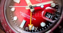 Full Automatic Diver black Red Sub GMT NH34A Mod Watch 40mm Sapphire World Time