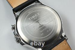 Full Set Near MINT TIMEX Three GMT TW2R43600 Date Black Dial Mens Watch JAPAN