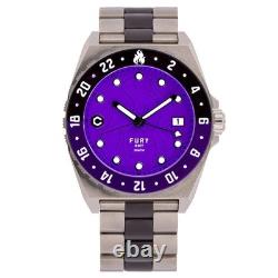 Fury GMT DEEP PURPLE Purple Dial Wristwatch FRYGMT004