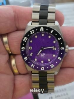 Fury Gmt Deep Purple Dial. Titanium Band. Mint Condition. Automatic 42mm