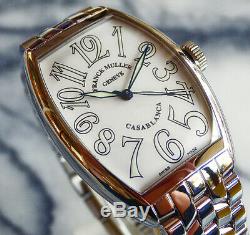 GENUINE FRANCK MULLER Casablanca 5850 watch AUTOMATIC 45 mm SS