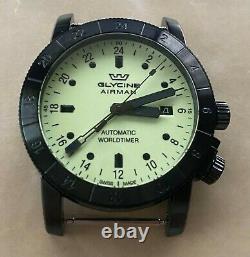 GLYCINE AIRMAN GMT GL0069 Automatic Watch 42mm. HARD TO FIND! FLAWLESS