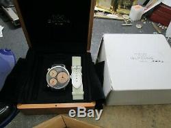 GLYCINE AIRMAN WORLD TIME GMT REF 3829 MENS Running Wristwatch 2 BANDS ORIGI BOX
