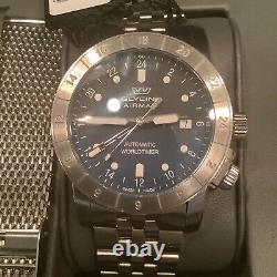 GLYCINE Airman GL0064 42mm World Time Automatic GMT Men's Watch with Box/Papers
