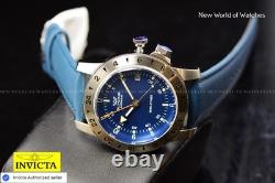 GLYCINE Airman Vintage GMT Quartz Blue Dial Men's Watch GL1049