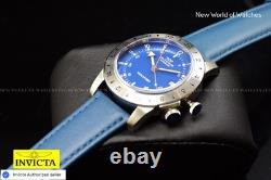 GLYCINE Airman Vintage GMT Quartz Blue Dial Men's Watch GL1049