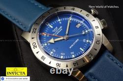 GLYCINE Airman Vintage GMT Quartz Blue Dial Men's Watch GL1049