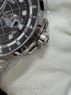 GMT? Citizen Eco-Drive Silver Stainless Steel Men's Watch 44MM BJ7140-53E $550