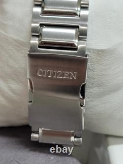 GMT? Citizen Eco-Drive Silver Stainless Steel Men's Watch 44MM BJ7140-53E $550