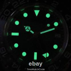 GMT Men Watch Helium Device NH34 Automatic Movt Sapphire 10BAR Waterproof 43mm