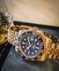 GMT Root Beer Rose Gold Seiko Mod Sapphire Crystal Automatic Ceramic Bezel