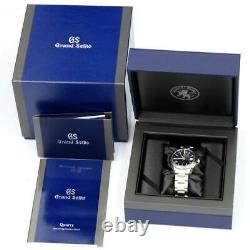 GRAND SEIKO SBGN005 Master Shop Limited GMT Date Navy Dial Mens Watch 90121186