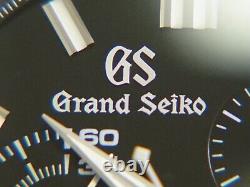 GRAND SEIKO Spring Drive GMT SBGC223 Watch Men Automatic Black Silver