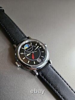 Gerald Genta Night & Day GMT Travel Timer with Patch and 5 Straps Rare + Iconic
