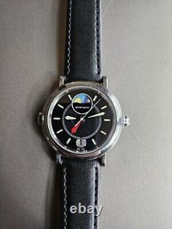 Gerald Genta Night & Day GMT Travel Timer with Patch and 5 Straps Rare + Iconic