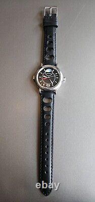 Gerald Genta Night & Day GMT Travel Timer with Patch and 5 Straps Rare + Iconic