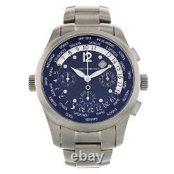 Girard Perregaux WW. TC 4980 Black Arabic Dial Chronograph GMT43mm Titanium Watch