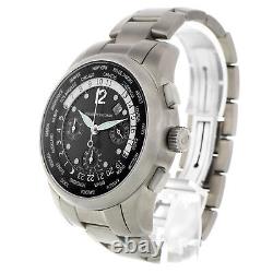 Girard Perregaux WW. TC 4980 Black Arabic Dial Chronograph GMT43mm Titanium Watch