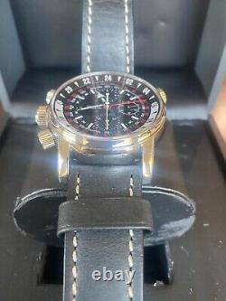 Glycine Airman 08 Chrono GMT Limited Edition ref. 3876.19-LB9B L. E. 439/500