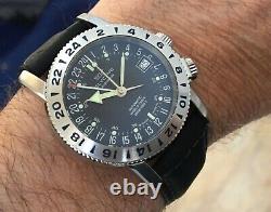 Glycine Airman 18 Royal World Timer GMT, Ref. 3866 Wristwatch