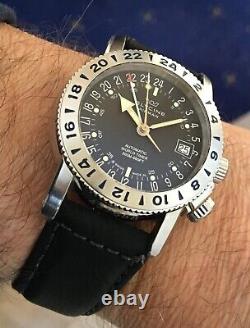 Glycine Airman 18 Royal World Timer GMT, Ref. 3866 Wristwatch