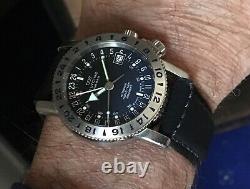Glycine Airman 18 Royal World Timer GMT, Ref. 3866 Wristwatch