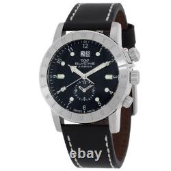 Glycine Airman Contemporary GMT Quartz Black Dial Men's Watch GL0150