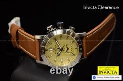 Glycine Airman GMT White Dial Men's Brown Leather SWISS Watch