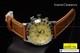 Glycine Airman GMT White Dial Men's Brown Leather SWISS Watch