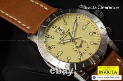 Glycine Airman GMT White Dial Men's Brown Leather SWISS Watch