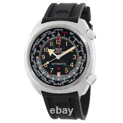 Glycine Airman SST GMT Automatic Black Dial Men's Watch GL0312