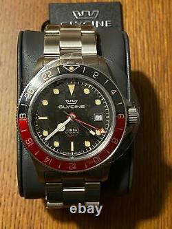 Glycine Combat Sub GMT Coffee GL0300 42mm Limited Edition New