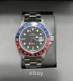 Glycine Combat Sub GMT Men's Watch 42mm Made In Switzerland