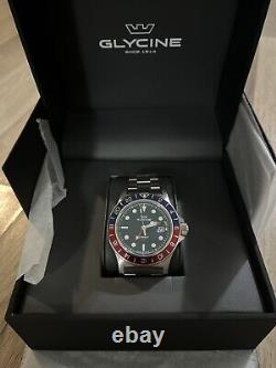 Glycine Combat Sub GMT Men's Watch 42mm Made In Switzerland